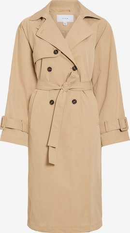 Manteau mi-saison 'VIVian' VILA en beige : devant