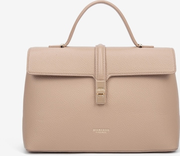 Borsa a mano 'Borsa a Mano Donna Pelle Vegana PU con Girello e Tracolla Rimovibile' di Diana&Co. in marrone: frontale