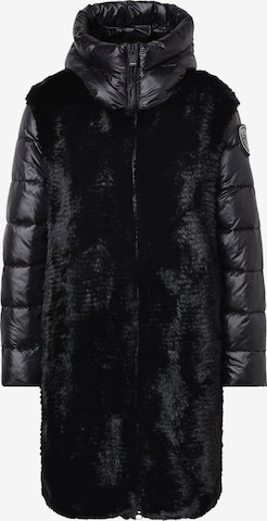 Blauer.USA Mantel in Schwarz: Vorderseite