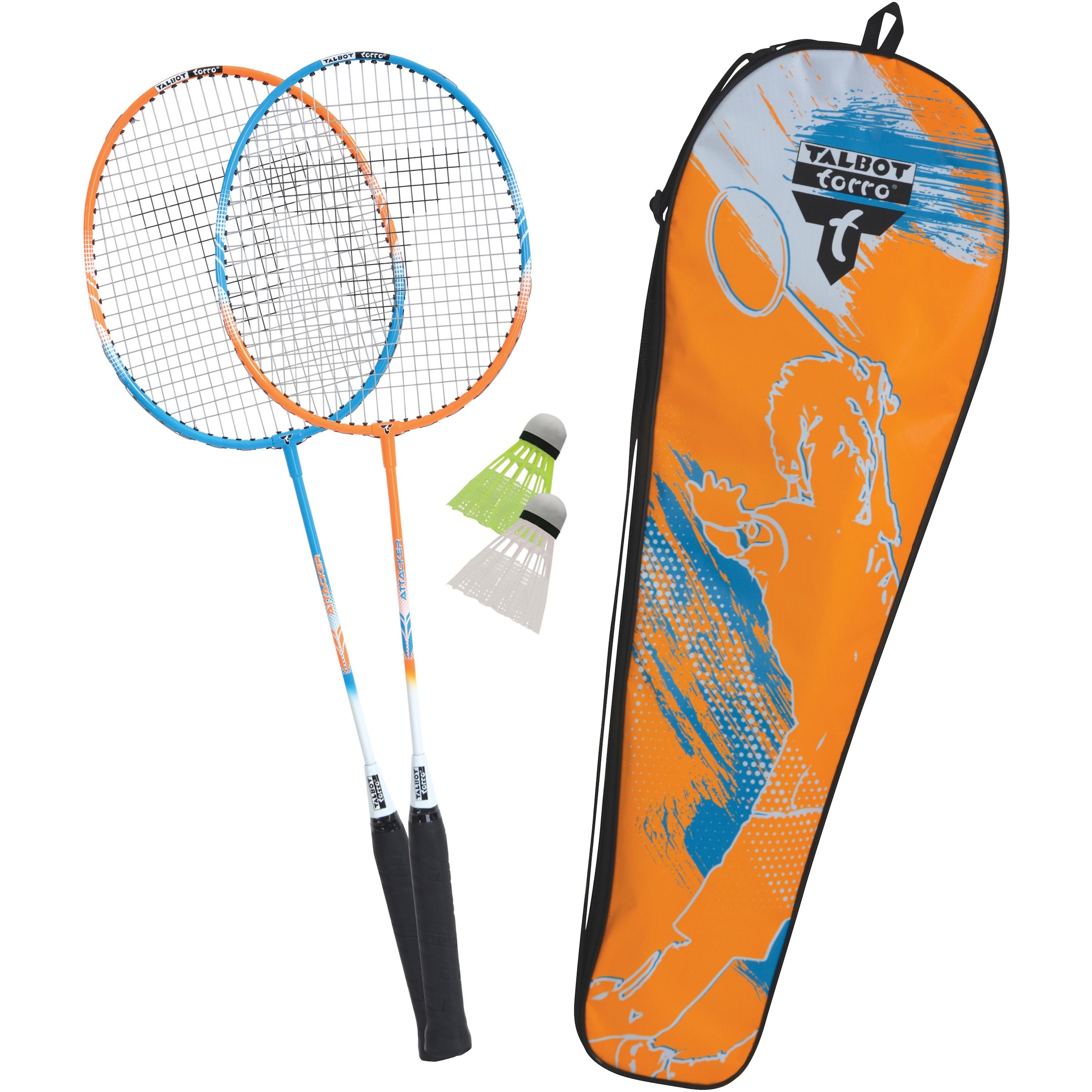 Talbot-Torro Racket Strings 'SET 2-ATTACKER SET' in Orange: front