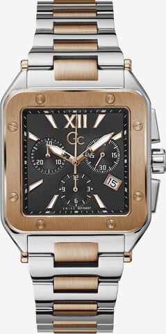 Gc Analog Watch in Silver: front