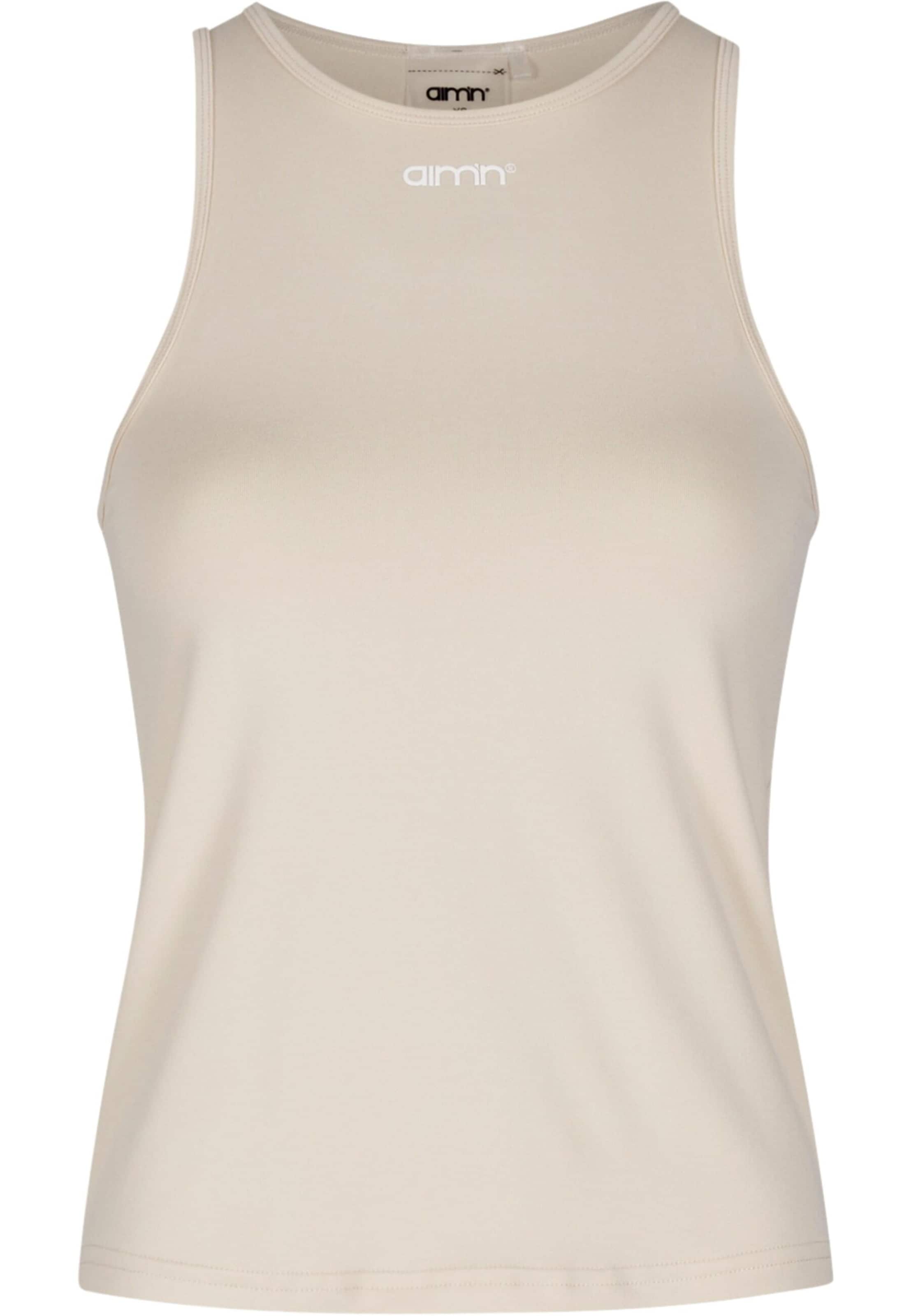 Aim'n Sporttop in Beige: voorkant