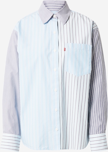 LEVI'S ® Bluse 'Nola Shirt' i lyseblå / mint / sort / offwhite, Produktvisning