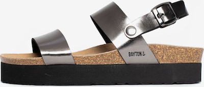 Bayton Sandales 'Gladstone' en gris argenté / gris foncé, Vue avec produit