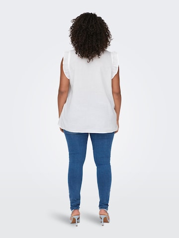 Camicia da donna 'Chalinos' di ONLY Carmakoma in bianco