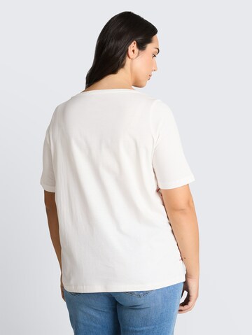 Tom Tailor Women + Shirt in Wit