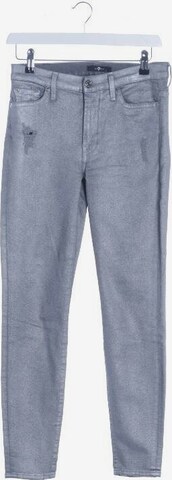 7 for all mankind Jeans in 27 in Silver: front