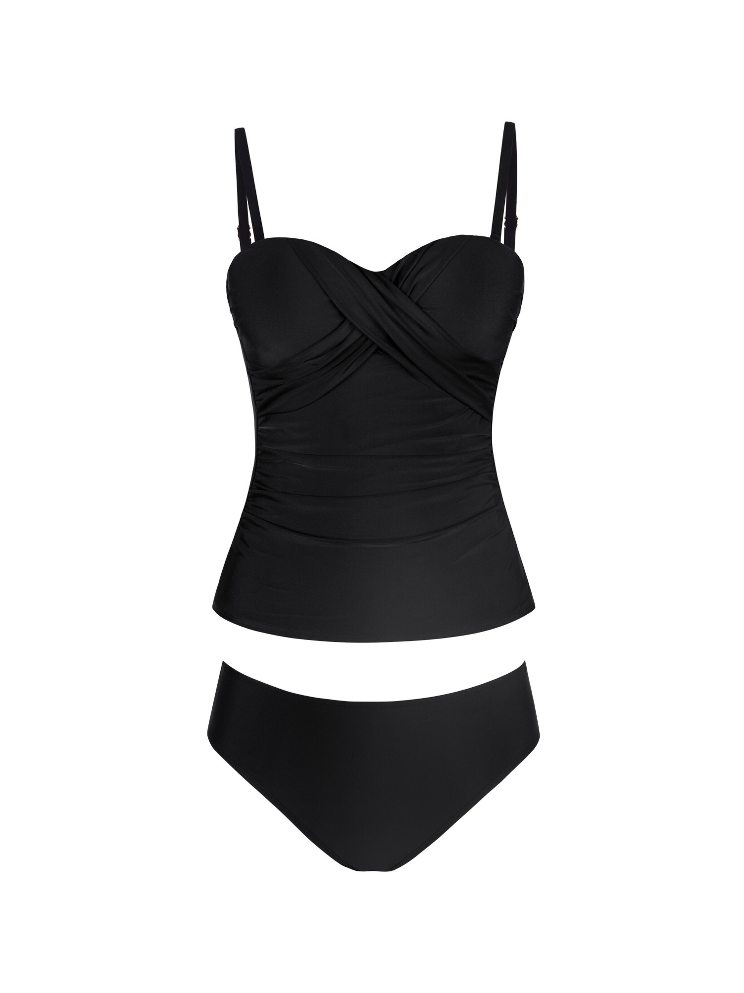 Cupshe Tankini 'Adjustable straps' in Black