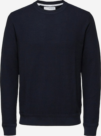 SELECTED HOMME Strickpullover in Blau: front
