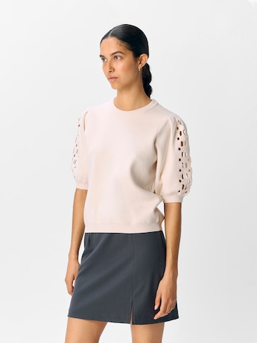 OBJECT Sweater 'OBJYUKI' in Beige: front