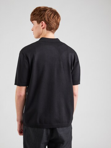 TOPMAN Knit cardigan in Black
