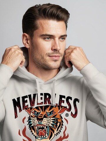 Neverless Sweatshirt 'Tiger' in Beige