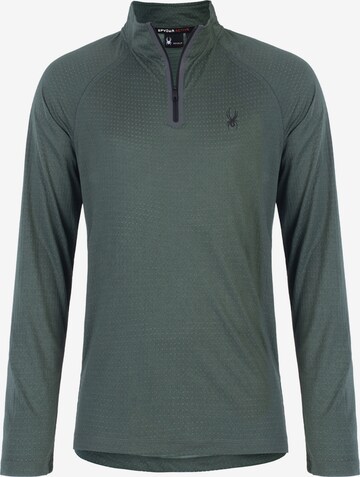 Spyder Functioneel shirt in Groen: voorkant