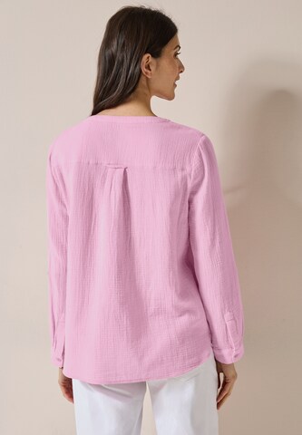CECIL Musselin Bluse in Pink