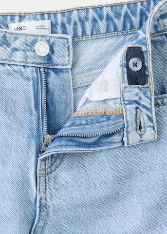 MANGO KIDS Barrel Džíny – modrá