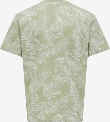 Only & Sons Shirt 'Perry' in Groen