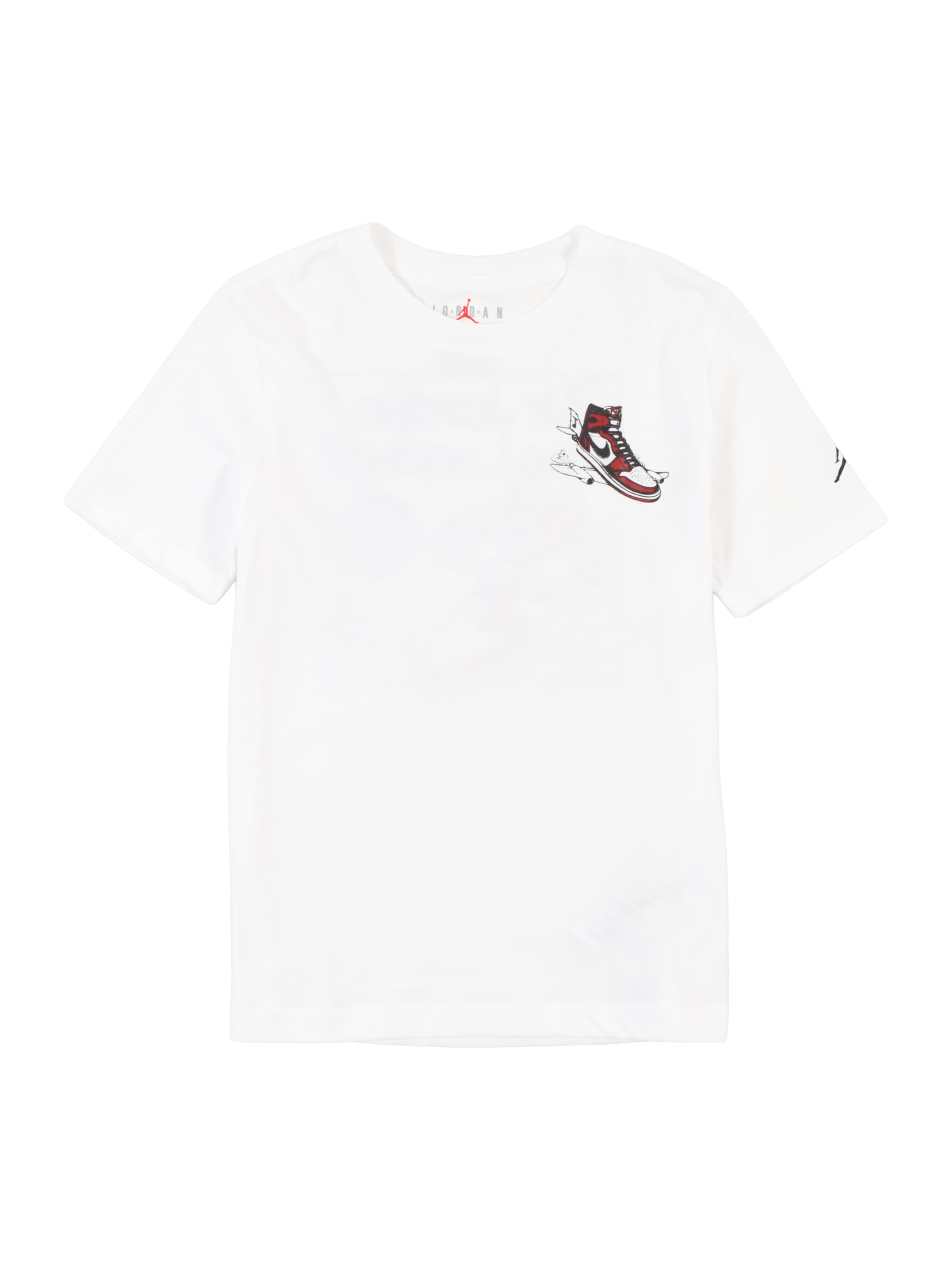 Jordan Shirt &#x27;AIR HAS LANDED&#x27; in White: front