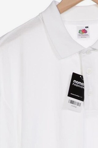 FRUIT OF THE LOOM Poloshirt L in Weiß