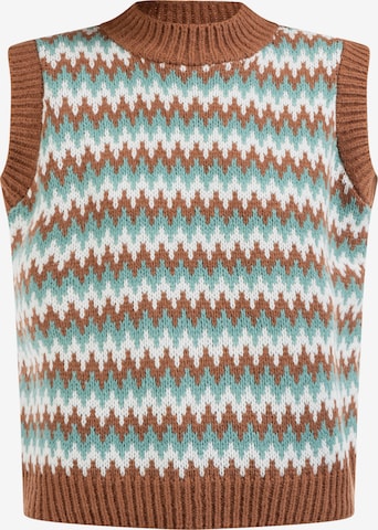 usha FESTIVAL Sweater 'Rakata' in Brown: front