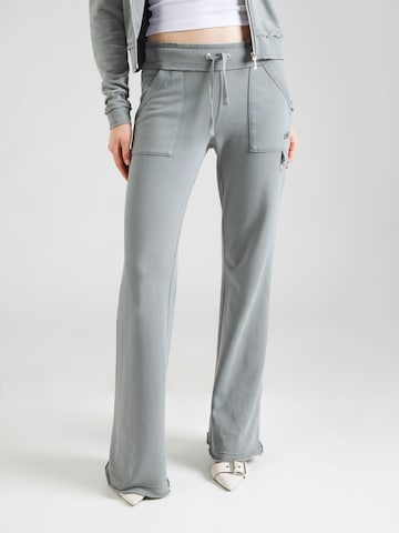 évasé Pantalon 'HARRISBURG' Juicy Couture en vert : devant