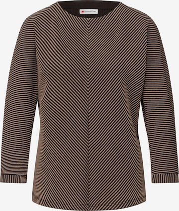 STREET ONE Pullover in Braun: Vorderseite