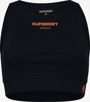 Soutien-gorge de sport Superdry en bleu : devant