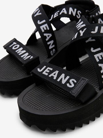 Tommy Jeans Sandals in Black