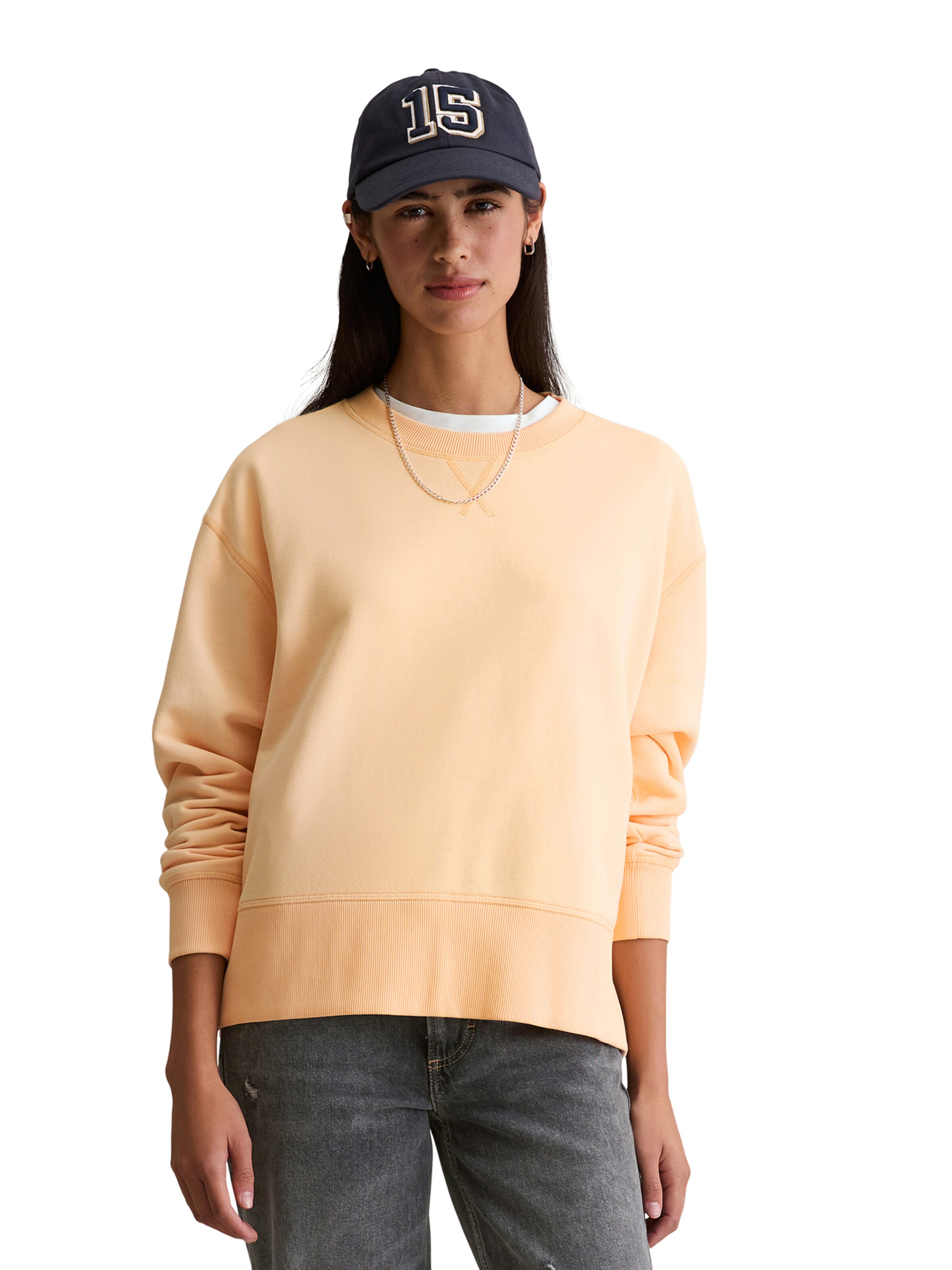 Marc O'Polo DENIM Свитшот в Оранжевый: спереди