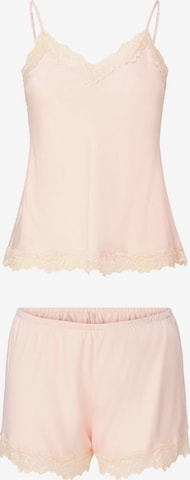 LingaDore Triangel Korte pyjama in Oranje: voorkant