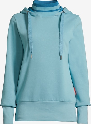 salzhaut Sweatshirt 'RÖÄEN' in Blauw: voorkant