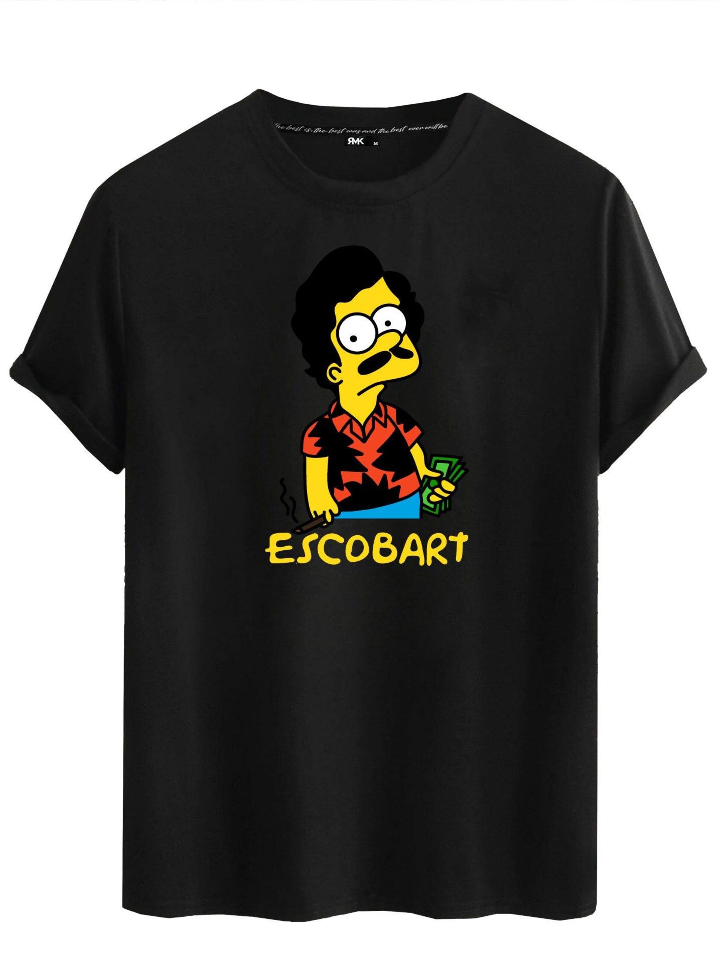 RMK Shirt 'gangster bart'‌‌‌‌‌ in Schwarz: Vorderseite