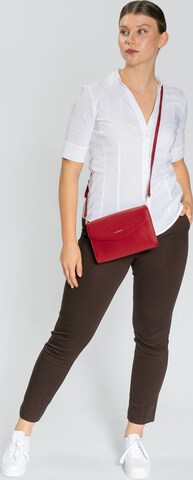 Pochette 'Bologna' Lazarotti en rouge