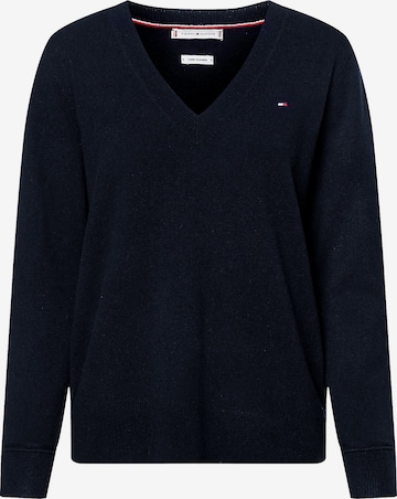 TOMMY HILFIGER Pullover in Schwarz: predná strana