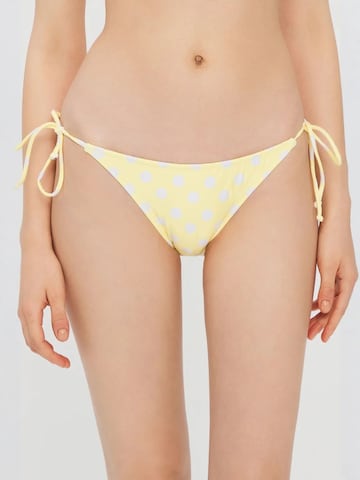 Penti Dół bikini w kolorze żółty: przód