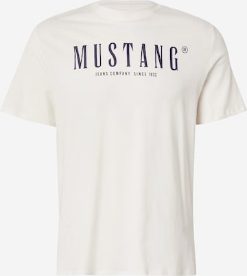 T-Shirt 'Austin' MUSTANG en blanc : devant