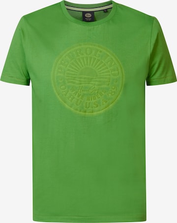 T-Shirt Petrol Industries en vert : devant