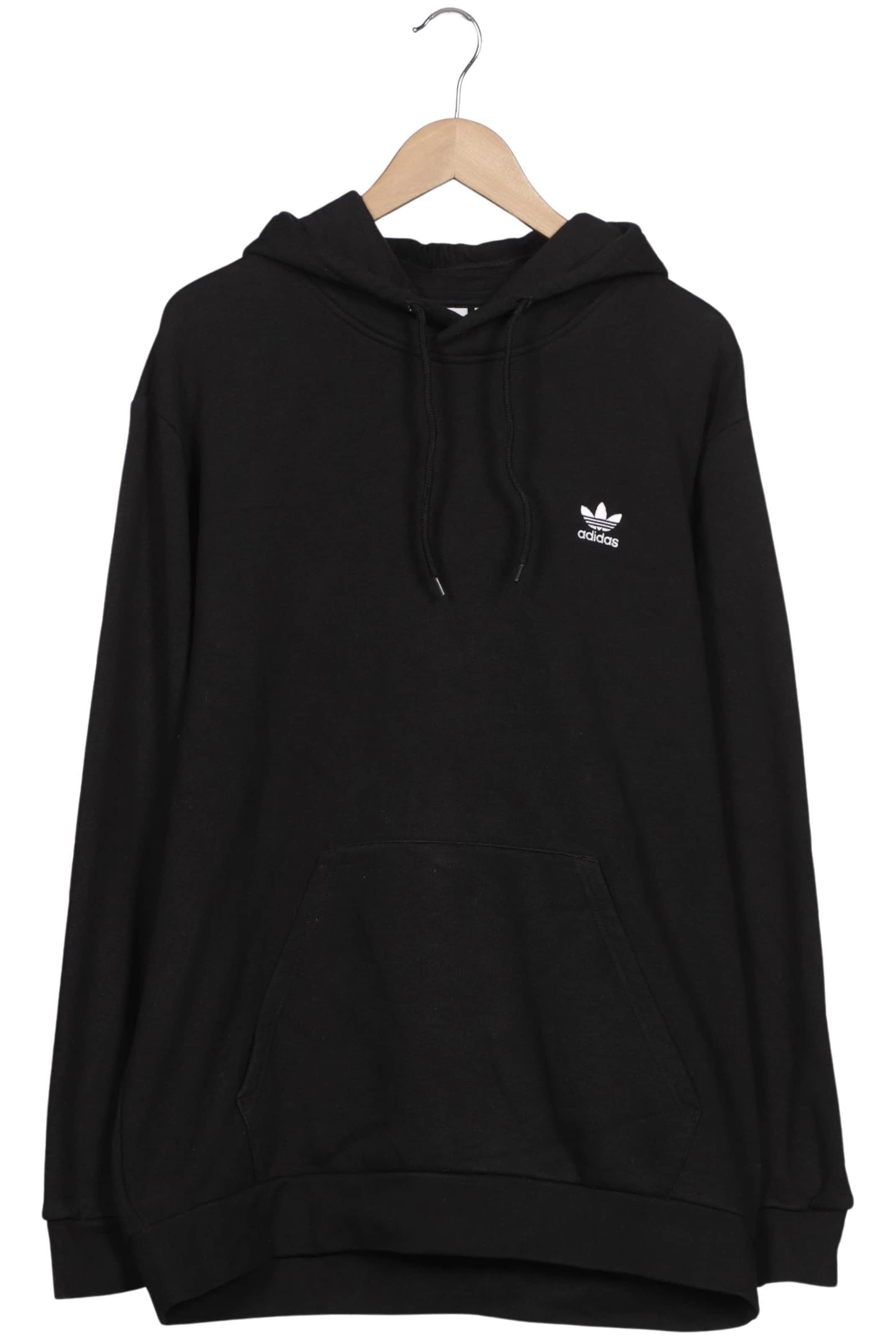 ADIDAS ORIGINALS Kapuzenpullover XL in Schwarz: Vorderseite