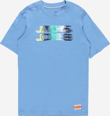 Jack & Jones Junior T-Shirt 'Chack' in Blau: predná strana
