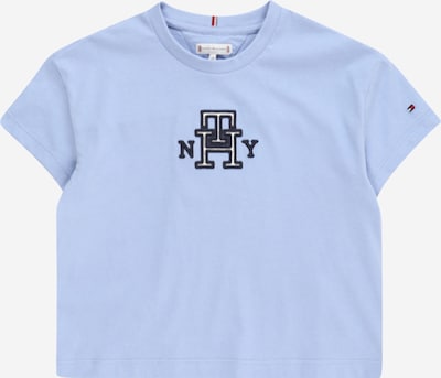 TOMMY HILFIGER T-Shirt en bleu clair / rouge feu / blanc, Vue avec produit