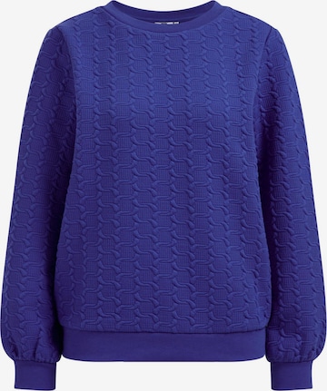 Sweat-shirt WE Fashion en bleu : devant