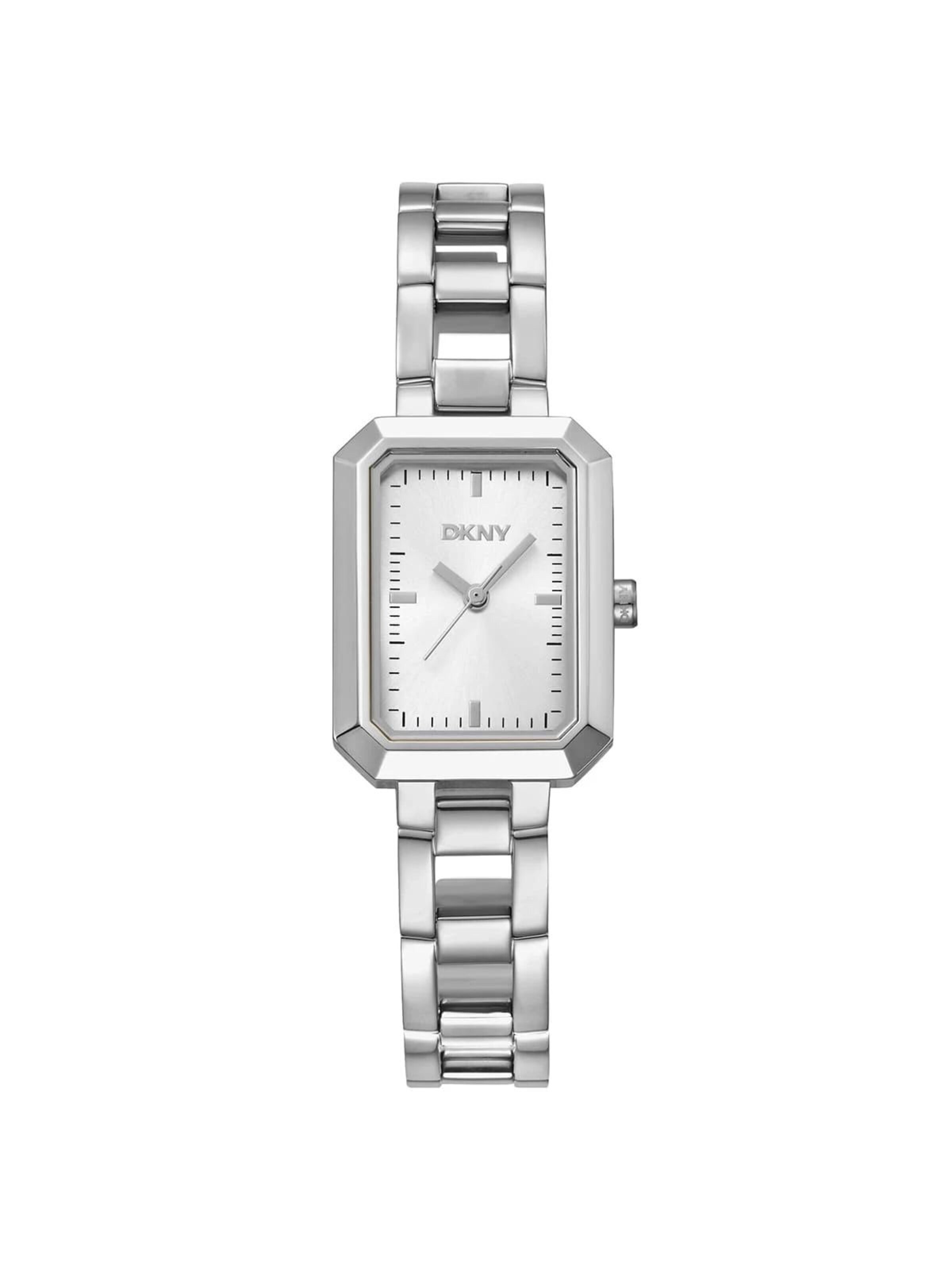 DKNY Analoguhr in Silber: Vorderseite
