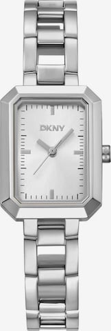 DKNY Analoguhr in Silber: Vorderseite