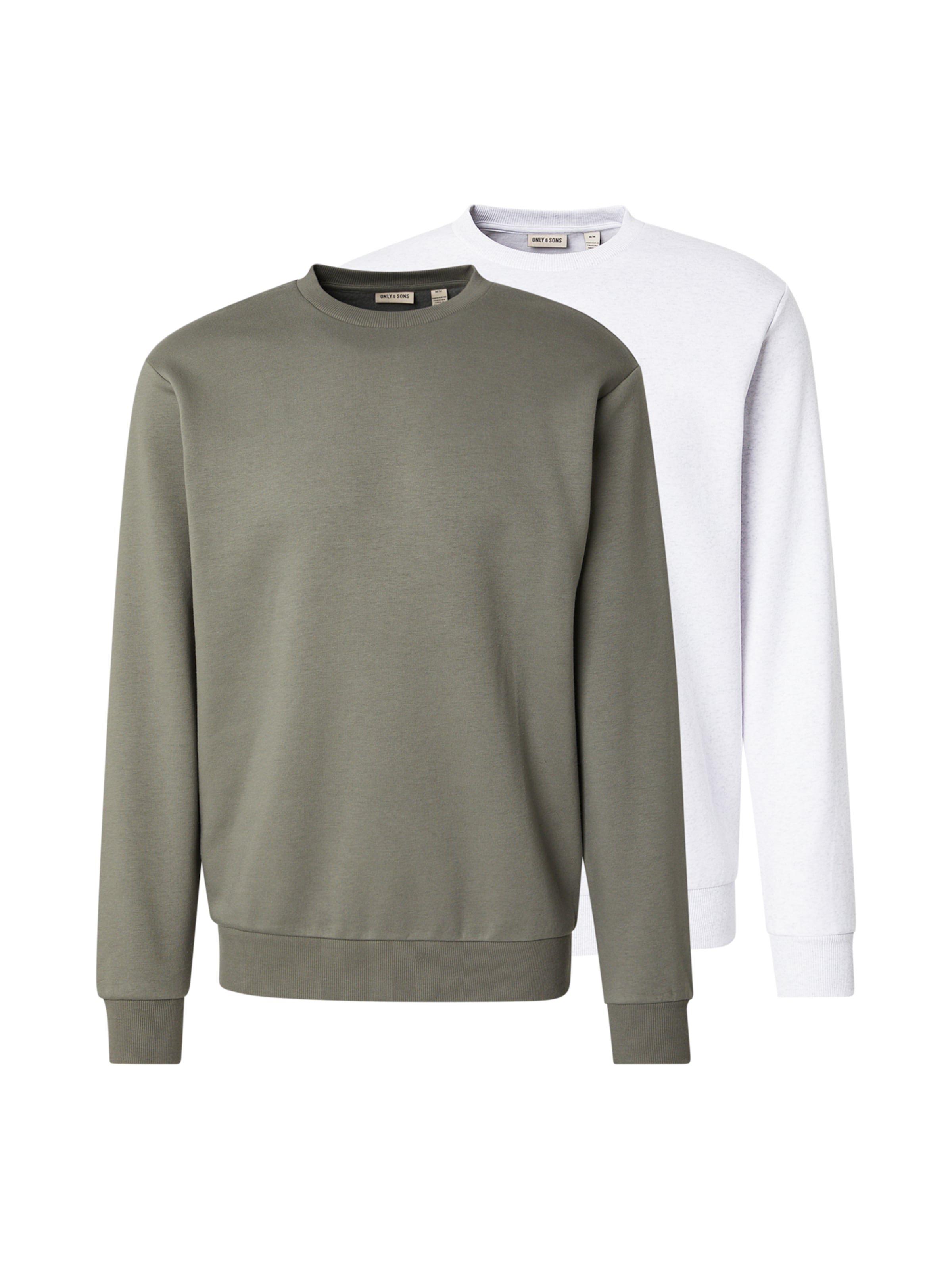 Only & Sons Sweatshirt 'ONSCERES' in Grey: front
