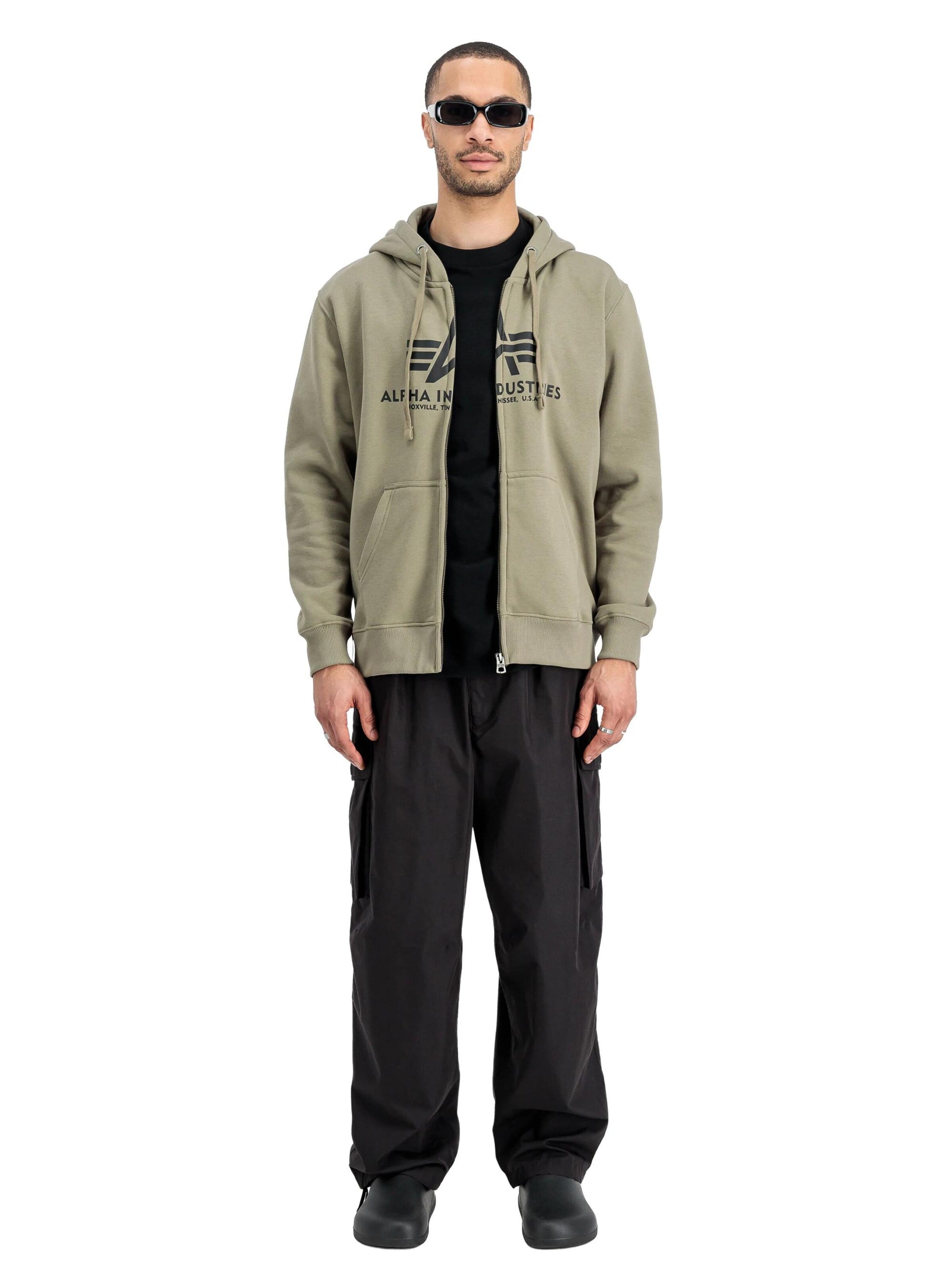ALPHA INDUSTRIES Sweatjacke‌‌‌‌‌‌‌‌‌ in Grün
