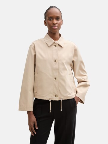 TOM TAILOR DENIM Tussenjas in Beige: voorkant