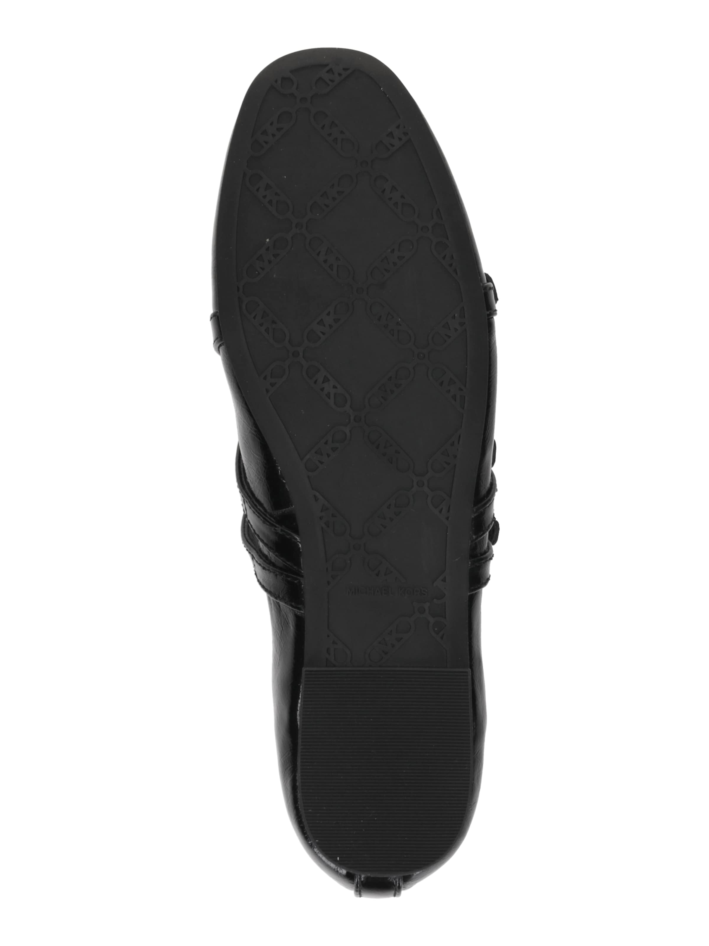 Balerini cu curea glezna 'INDY FLEX' de la MICHAEL Michael Kors pe negru