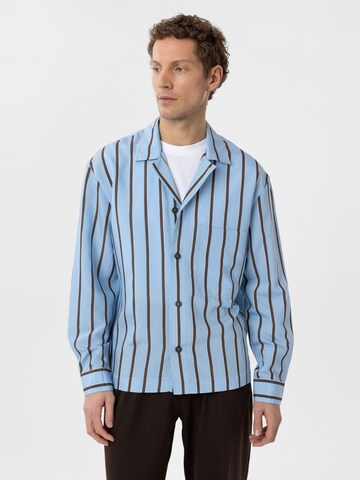 Coupe regular Chemise 'Frederico' Antioch en bleu : devant
