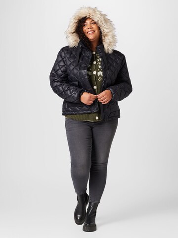 Giacca invernale di River Island Plus in nero