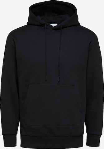 SELECTED HOMME Sweatshirt 'Jackman' in Black: front