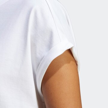 ADIDAS ORIGINALS Shirt 'Adicolor Classics Trefoil' in White | ABOUT YOU
